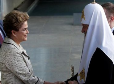 Patriarca Kiril Rousseff inicio Brasil 369x274 exact 1456157520 - Líder ortodoxo pide la “unidad de las religiones” en Brasil