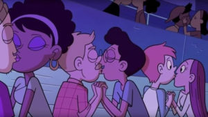 9c6c3741620462 300x168 - Como en los días de Lot: Disney exhibe parejas Homosexuales besándose en sus Dibujos Animados