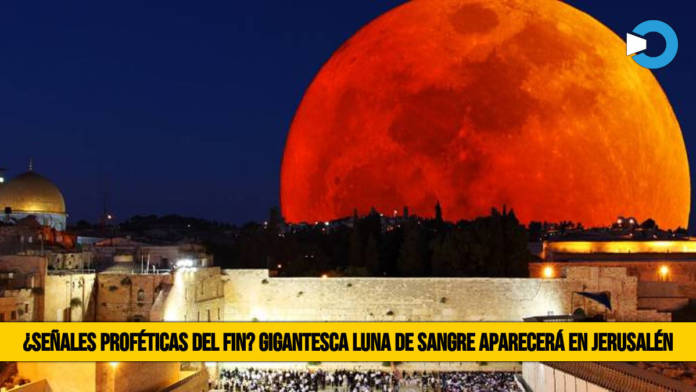 265fluna sangre jeru 696x392 - Â¿SeÃ±al ProfÃ©tica del Fin? Gigantesca â€œLuna de Sangreâ€� cubrirÃ¡ el Cielo de JerusalÃ©n