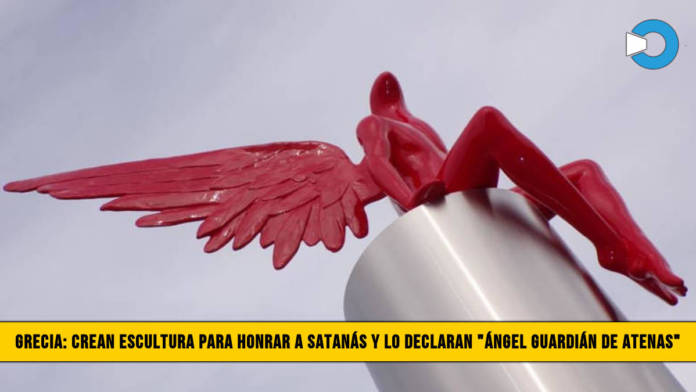 5cd2satan grecia 696x392 - Grecia: Crean escultura para Honrar a SatanÃ¡s y lo declaran â€œÃ�ngel GuardiÃ¡n de Atenasâ€�