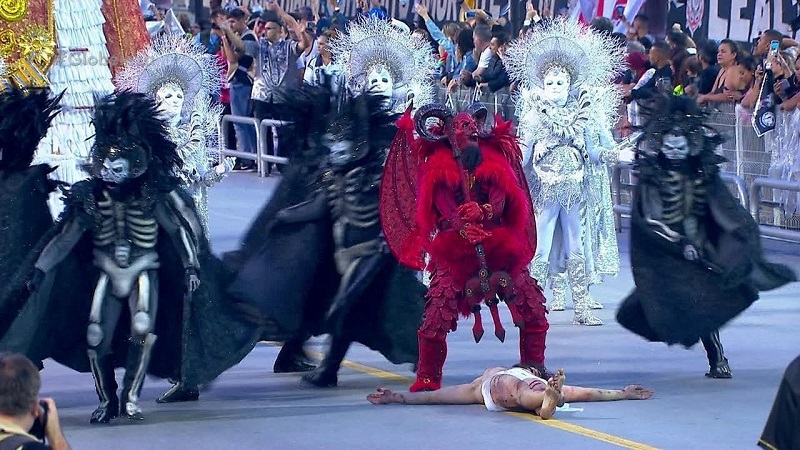Carnaval de Brasil muestra a Satanas venciendo a Jesus - Carnaval de Brasil muestra a Satanás venciendo a Jesús