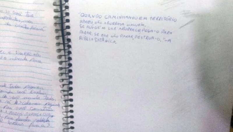cuaderno de asesinos masacre suzano brasil biblia satanica 1 - Serie de cómics que ‘blasfema’ contra Jesús encuentra nuevo editor